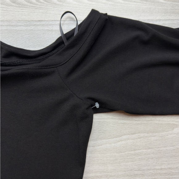 Reformation Willow Knit Soft Jersey Off The Shoulder Mini Dress Size XL Stretch - Picture 10 of 11